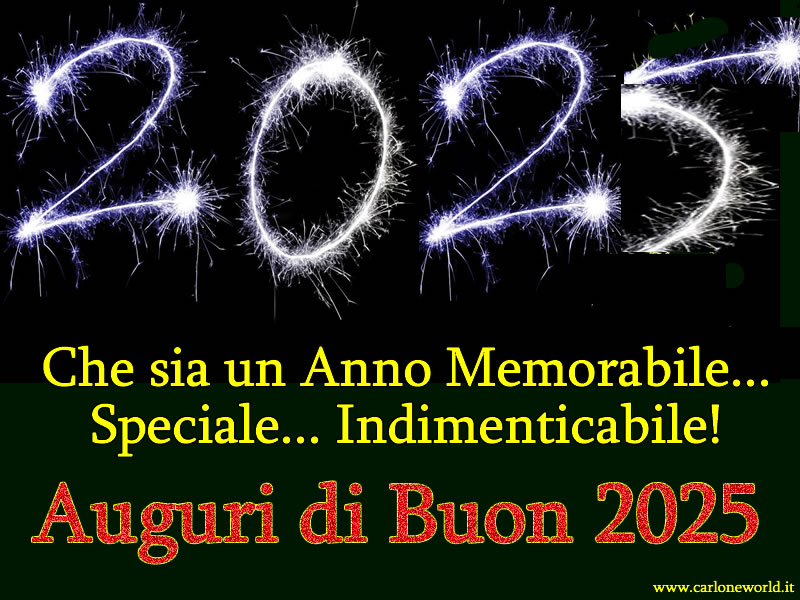 Auguri Capodanno 2025