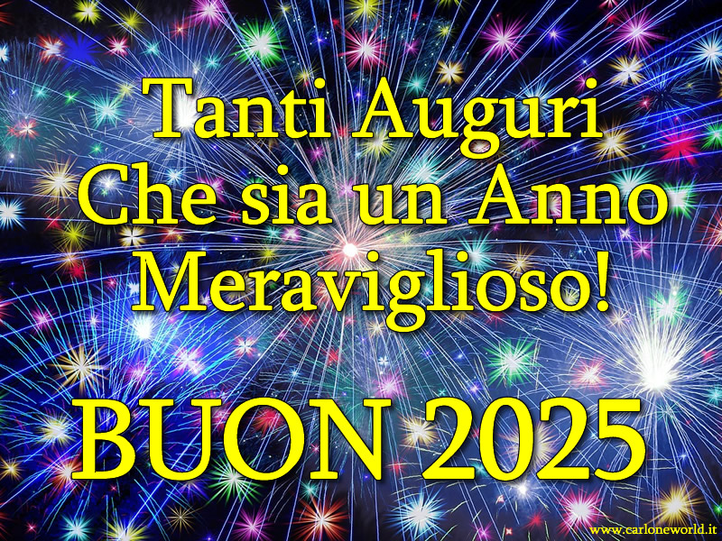 Auguri di Capodanno 2025: i migliori auguri di Capodanno