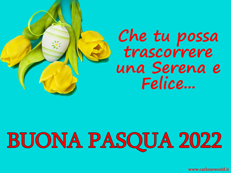 Buona Pasqua 2022